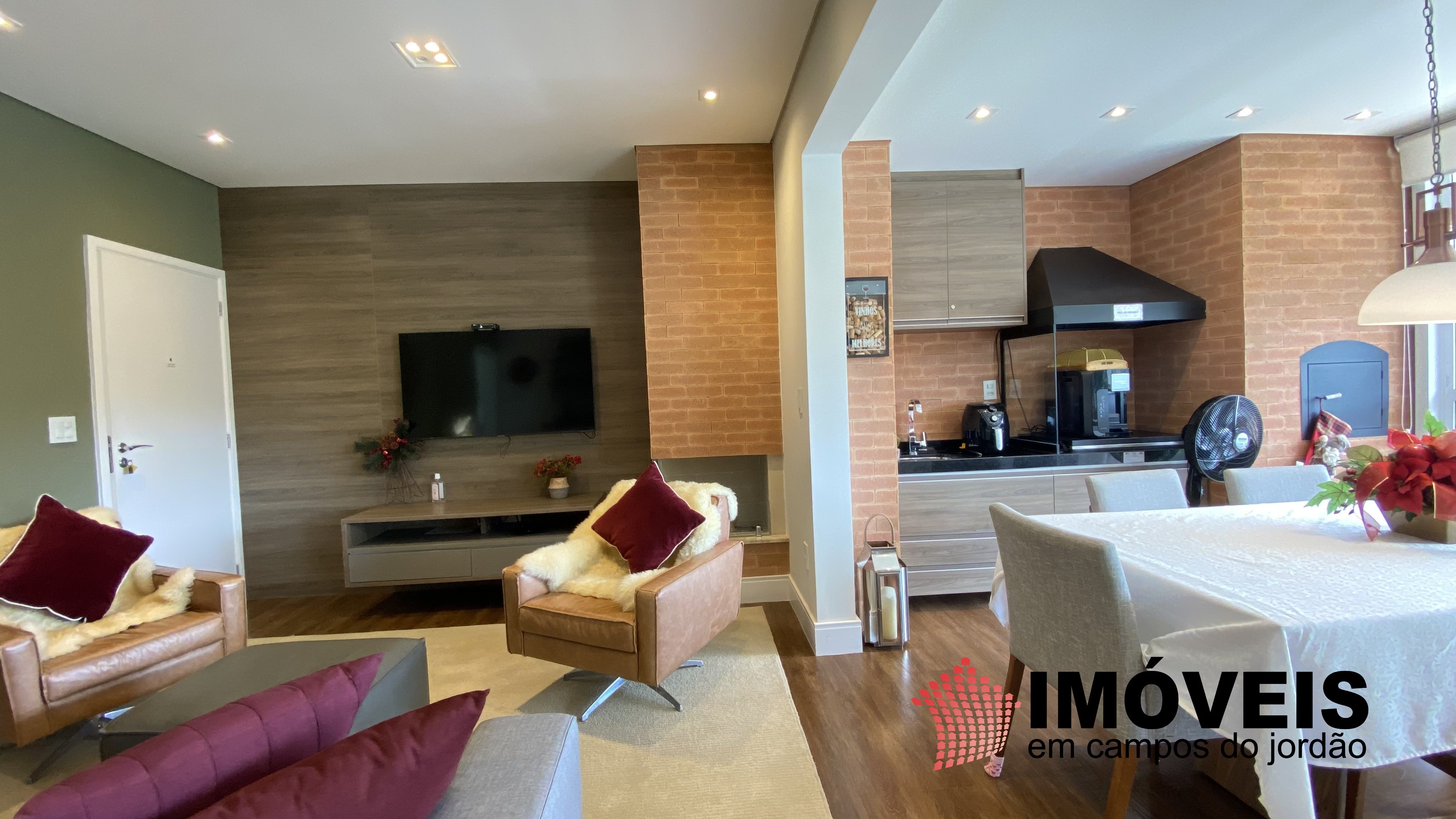 1 para Apartamentos - Venda em Campos do Jordão
